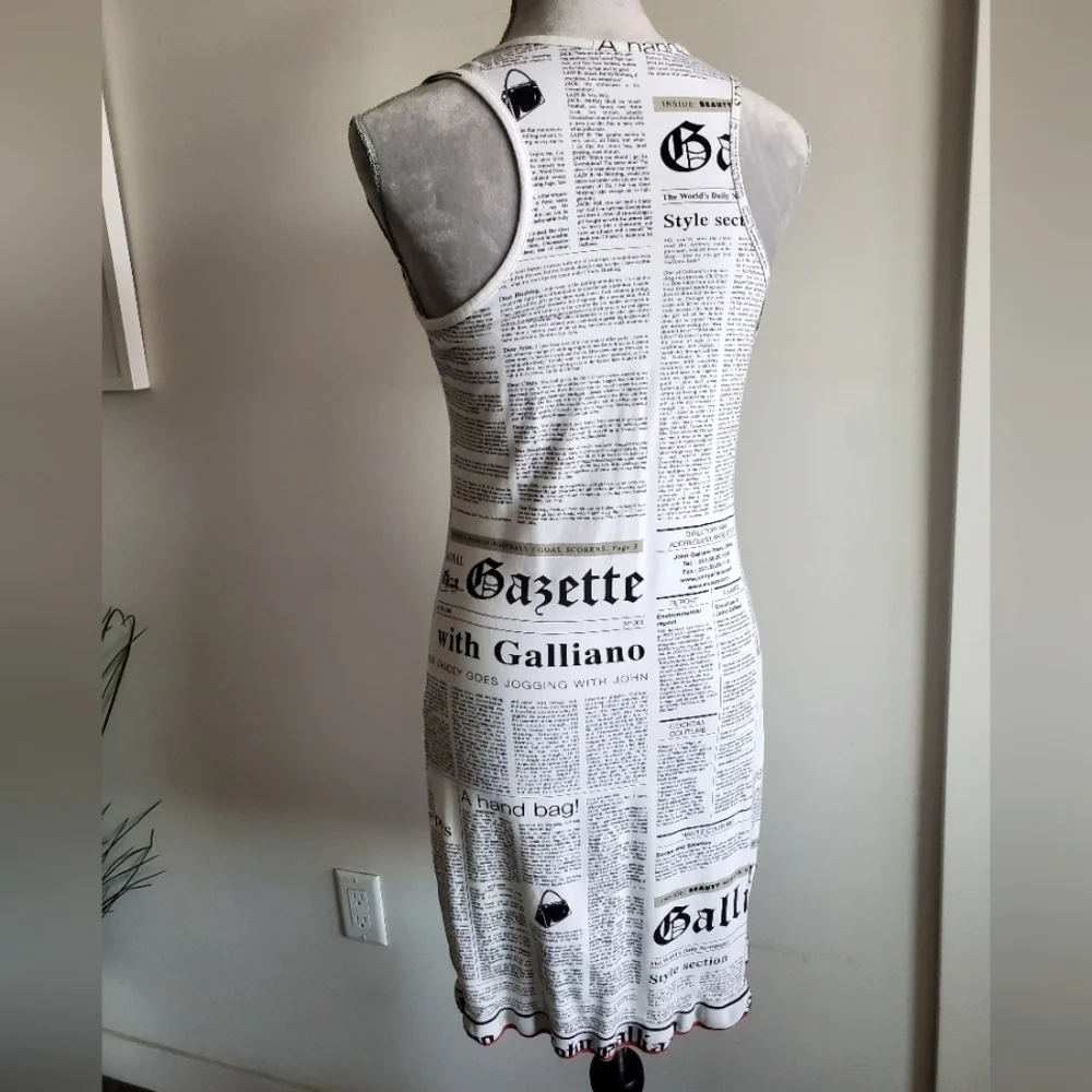 GALLIANO Racerback Dress - Picture 8 of 14